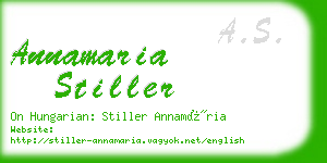 annamaria stiller business card